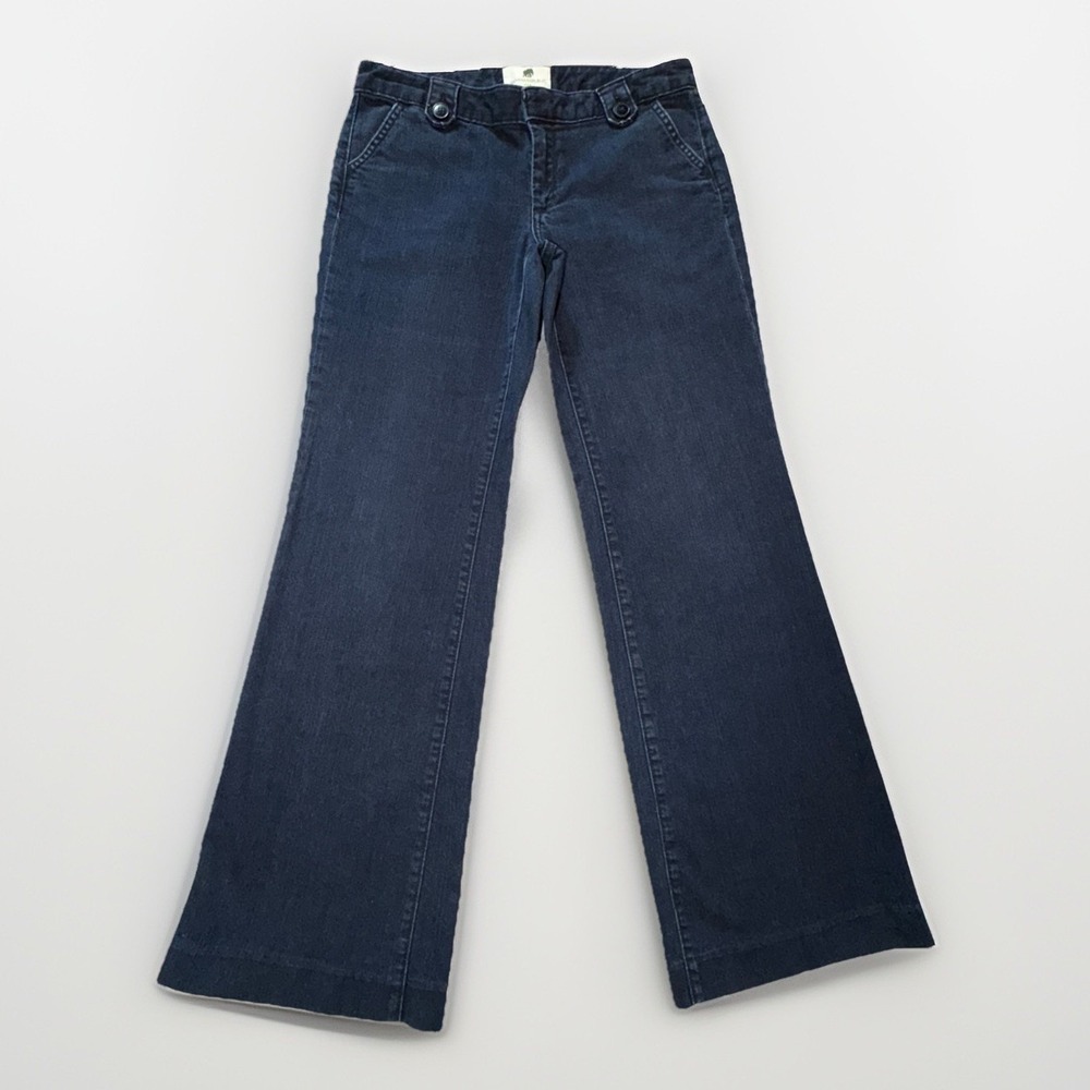 Banana Republic VTG Bootcut Jeans Womens Size 8 Dark Wash Stretch‎ Denim 32x31